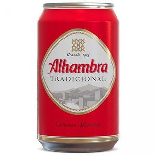 Cerveza Alhambra Tradicional Lata 33cl.