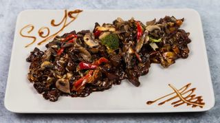 Svinjetina u soja sosu sa sedam začina