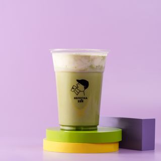 Матча с сырной пенкой 