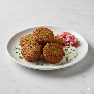 Plato falafel