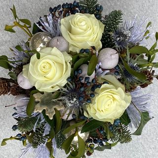 Bożonarodzeniowy FlowerBox biały