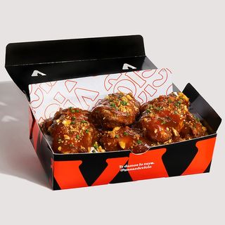 Alitas BBQ a baja temperatura