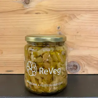 Melanzane a filetti in olio evo 280gr