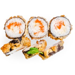 Гарячий рол з лососем (220г)