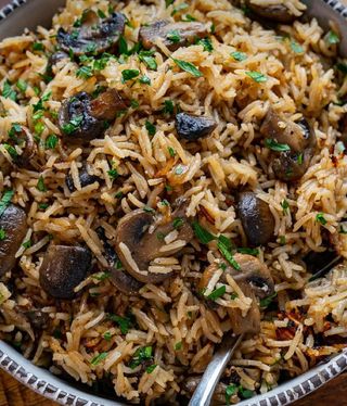 Arroz Con Champiñones