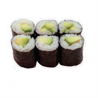 131. Aguacate Hosomaki (6 Uds.)