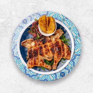 Roasted Chicken and Chips/Potatoes