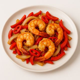 95. Gan shao prawns