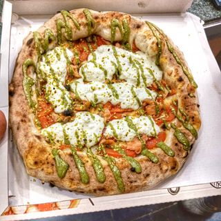 Salmone e pistacchio