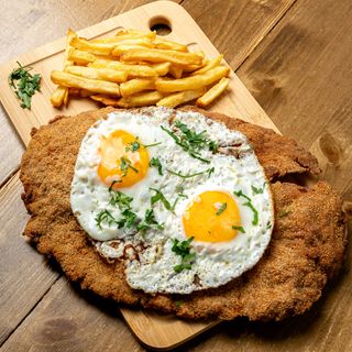 Milanesa A Caballo