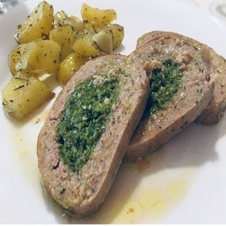 POLPETTONE DI POLLO E TACCHINO RIPIENO DI SPINACI