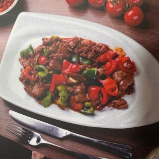 Мясо с перцем