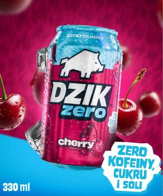 Dzik ZERO - Cherry 330 ml