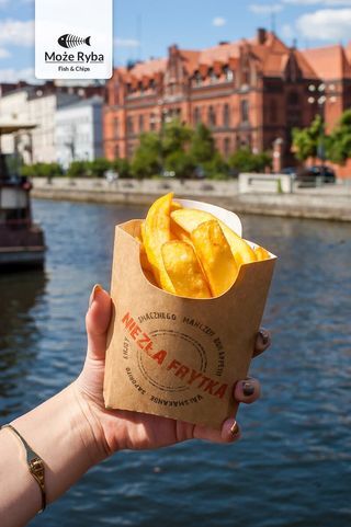 Frytki belgijskie z sosem belgijskim Anda