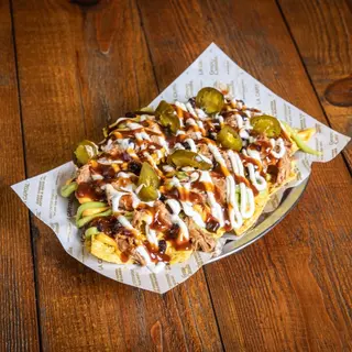 Nachos con pulled pork