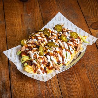 Nachos con pulled pork