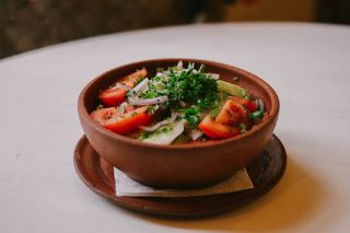 კიტრი-პომიდვრის სალათი 