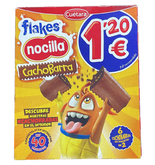Flakes Nocilla Cachobarra 6Uds