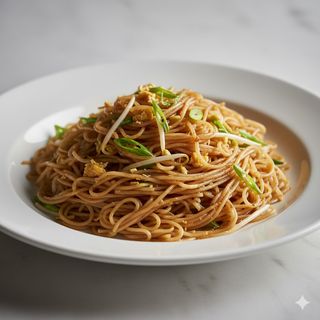 Fideos de arroz fritos