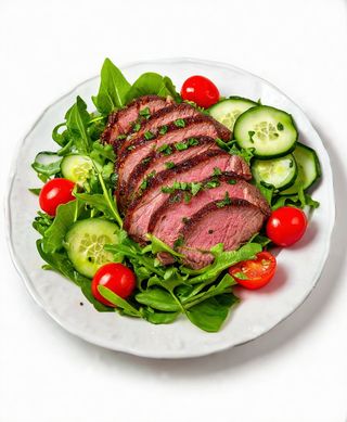 Sałatka z polędwiczką