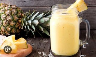 Smoothies de coco y piña