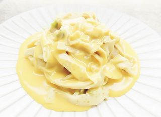 Spaghettis De Crêpes Au Fromage