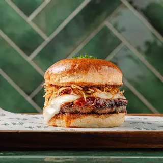 "Smokey BBQ" burger