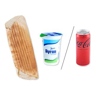 Rollo Kebab Fit, Ayran/Coca Cola 0.33l