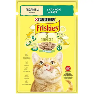Friskies з качкою у підливці, 85г