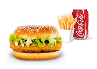 Chicken Burger + Frites + Boisson