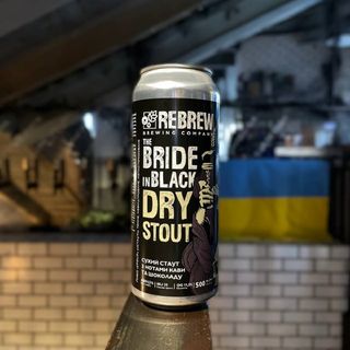 Rebrew The Bride In Black Dry Stout 500ml