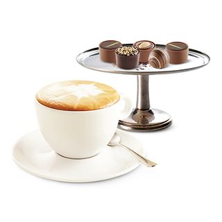 Zestaw na słodko - kawa i praliny