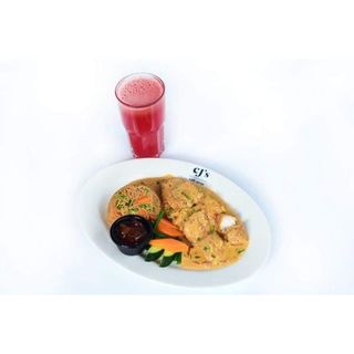 Cj'S Signature Fish Curry Combo