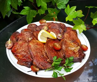 Телешки език в масло