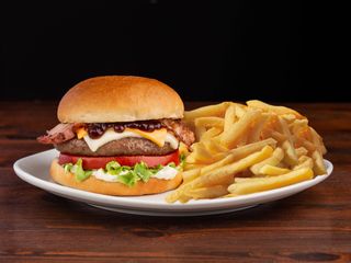 BBQ burger - combo regular