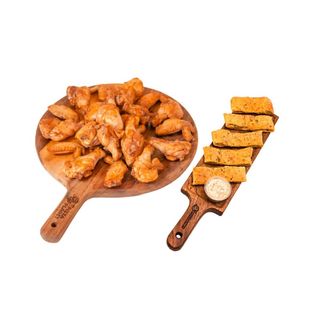 20 Pcs Chicken Wings and Garlic Bread