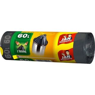 Worki na śmieci Jan Niezbędny 60 L.(12szt.) . 