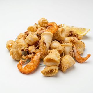 Frittura calamari e gamberi