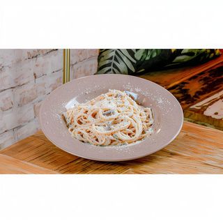 Pasta carbonara de la casa (tapa)