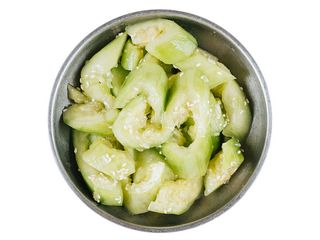 Биті огірки в часниковому соусі L (210g)