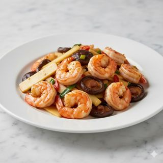 Gambas Gong Bao (Picante)