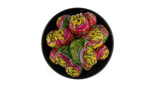 XL sour apple gum lollipop