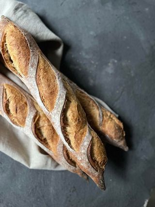 Bagietka pszenna na zakwasie 