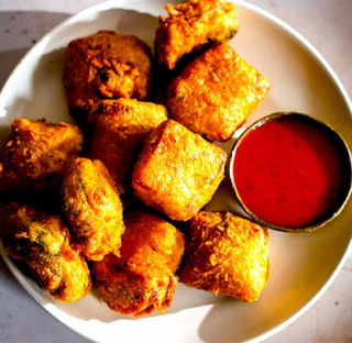 Panner pakora (ración)