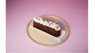 Eklerowe brownie czarna porzeczka