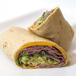 Beef Avocado Wrap & Fries