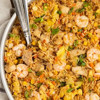 Arroz Frita Camarão