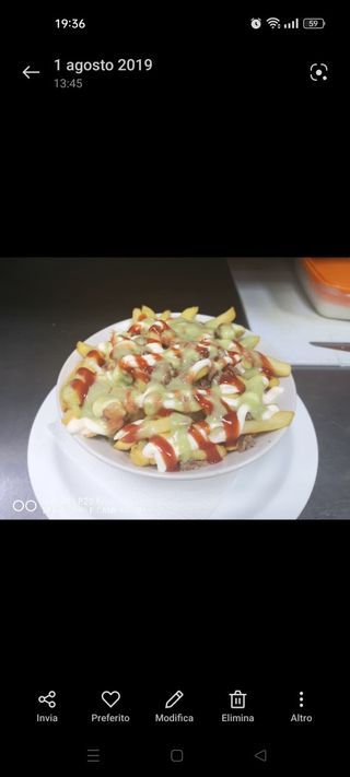 Papas Con Carne Mechada