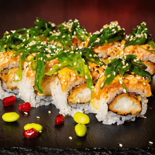 Rainbow Maki Tatar z łososia