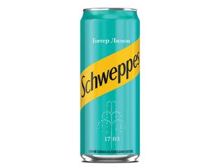 Швепс битер лимон кен (330мл)